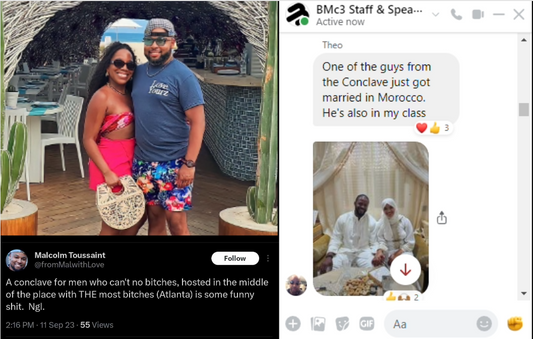 MR. FOR HARRIET TALKS SMACK ABOUT THE BLACK MANOSPHERE CONCLAVE, GETS REKT'D INSTEAD - DOH! LMAO!!!