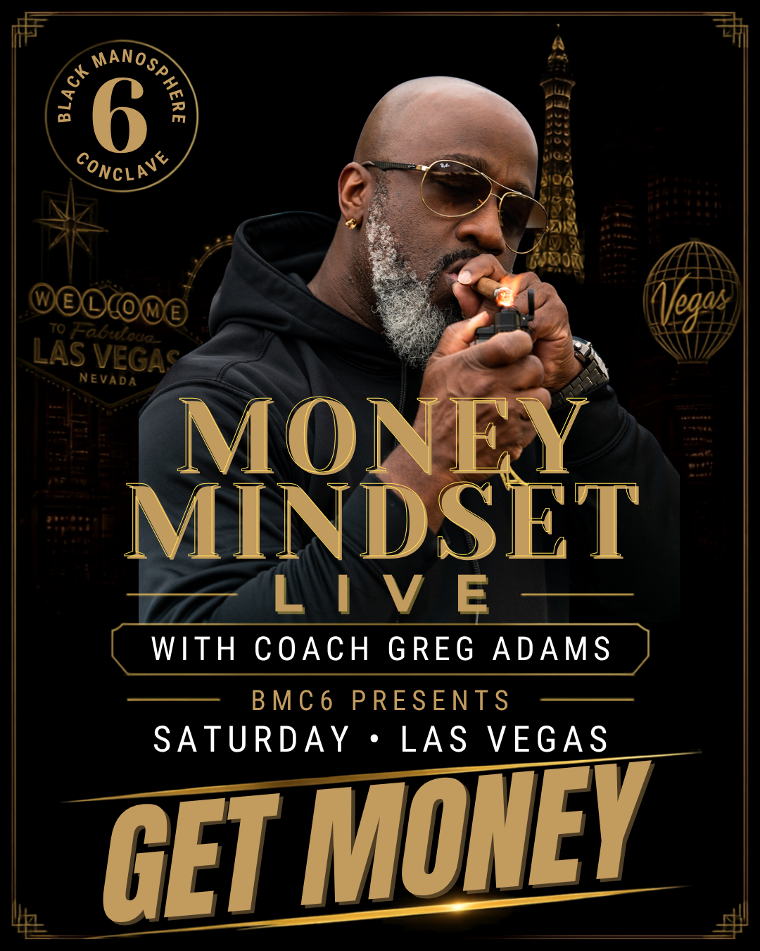 Money Mindset Live! with Coach Greg Adams at Black Manosphere Conclave 6
